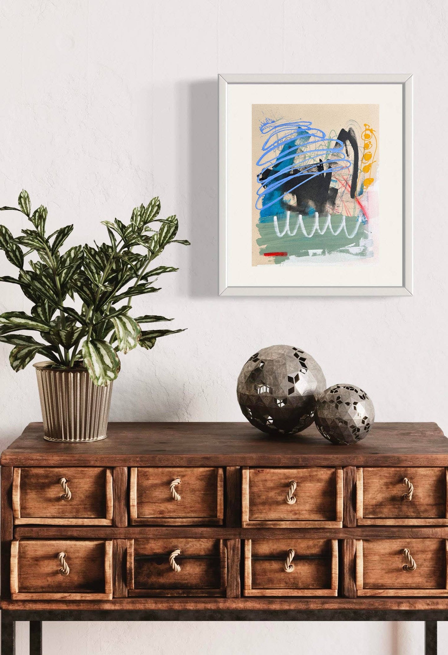 Dream Catcher Abstract Art Print