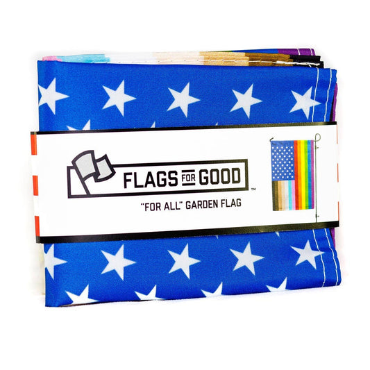 For All Rainbow U.S. Garden Flag