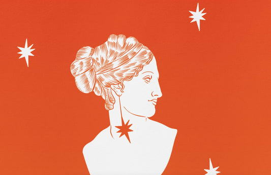 Marble Bust Art Print