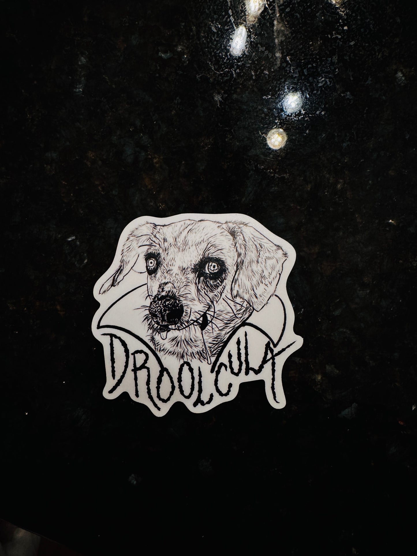 Droolcula Snoopy Sticker