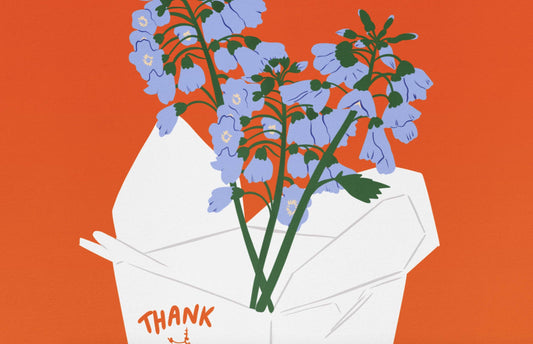 Cuckoo Flower In A Takeaway Box Art Print