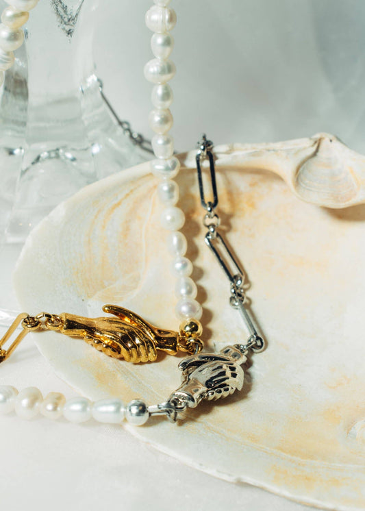 The Park After Dark - Clutching Pearls Necklace