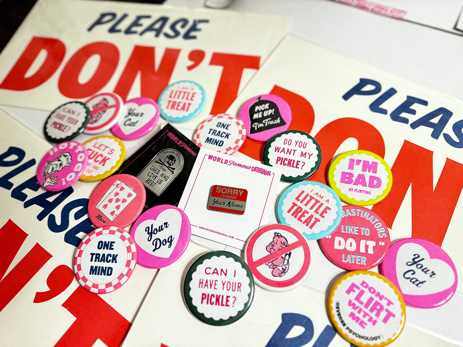 Pins & Buttons