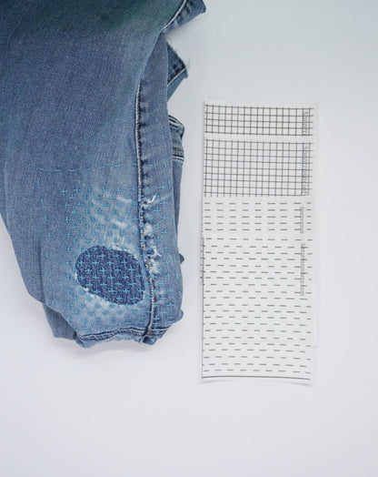 Visible Mending Stick and Stitch Patterns- Starter Pack