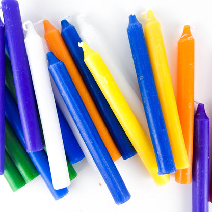 GREENROOTS USA LLC - Goloka Rainbow (Assorted Color) Mini Ritual Candle (Pack Of