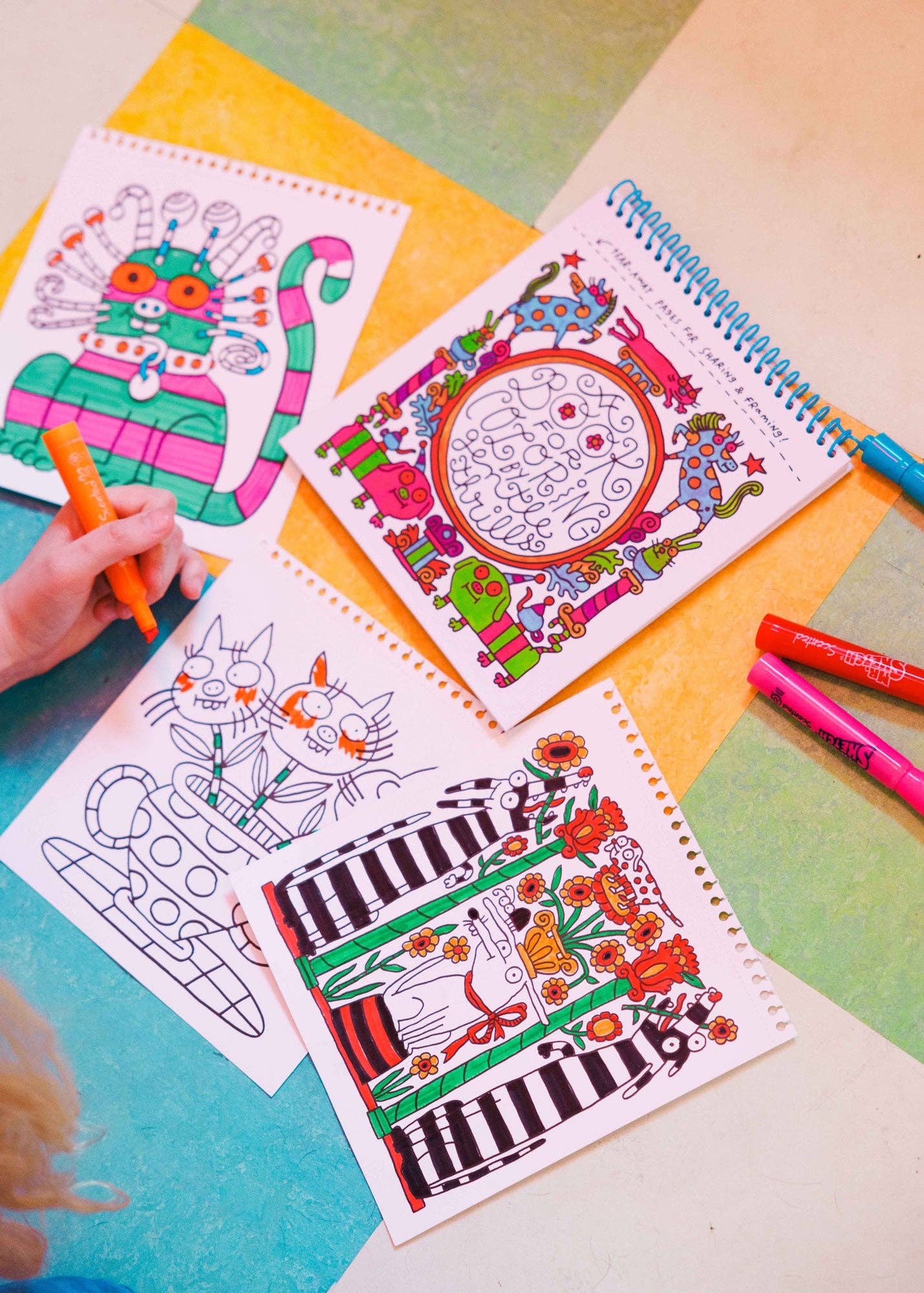 gentle thrills - Coloring book