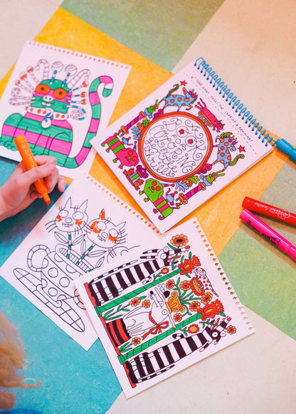 gentle thrills - Coloring book