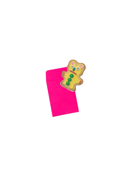 gentle thrills - Bear cookie mini card