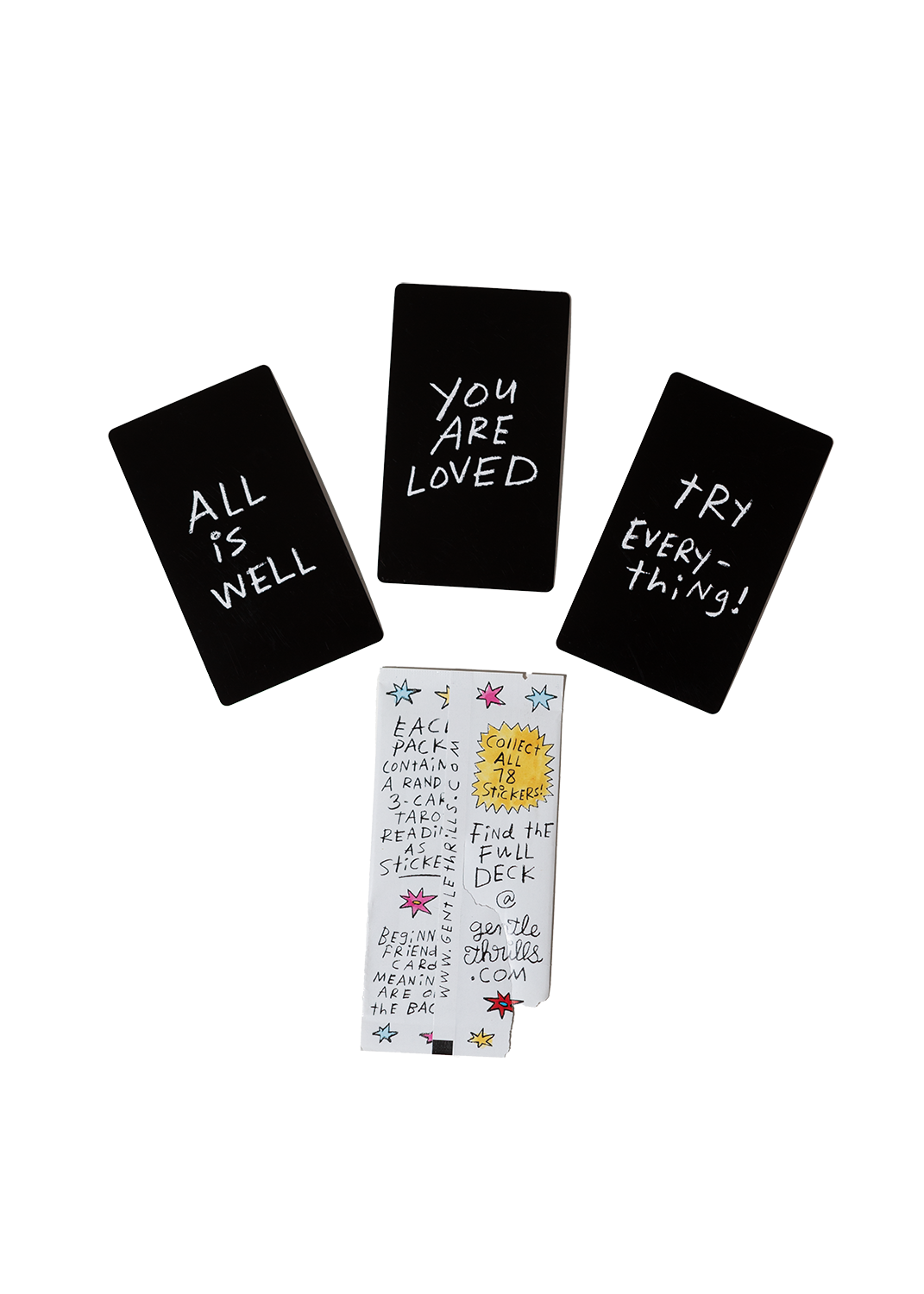 gentle thrills - Cowgirl tarot sticker pack