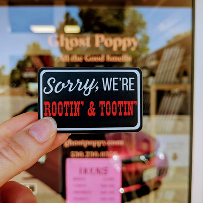 Ghost Poppy - Rootin' Sticker