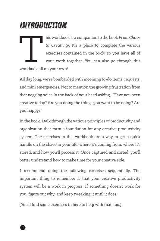 Microcosm Publishing & Distribution - From Chaos to Creativity Workbook (Zine)