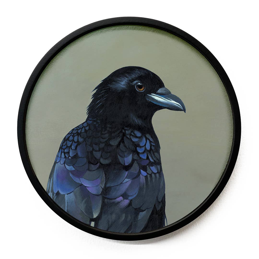 Crow Wood Wall Art Decor