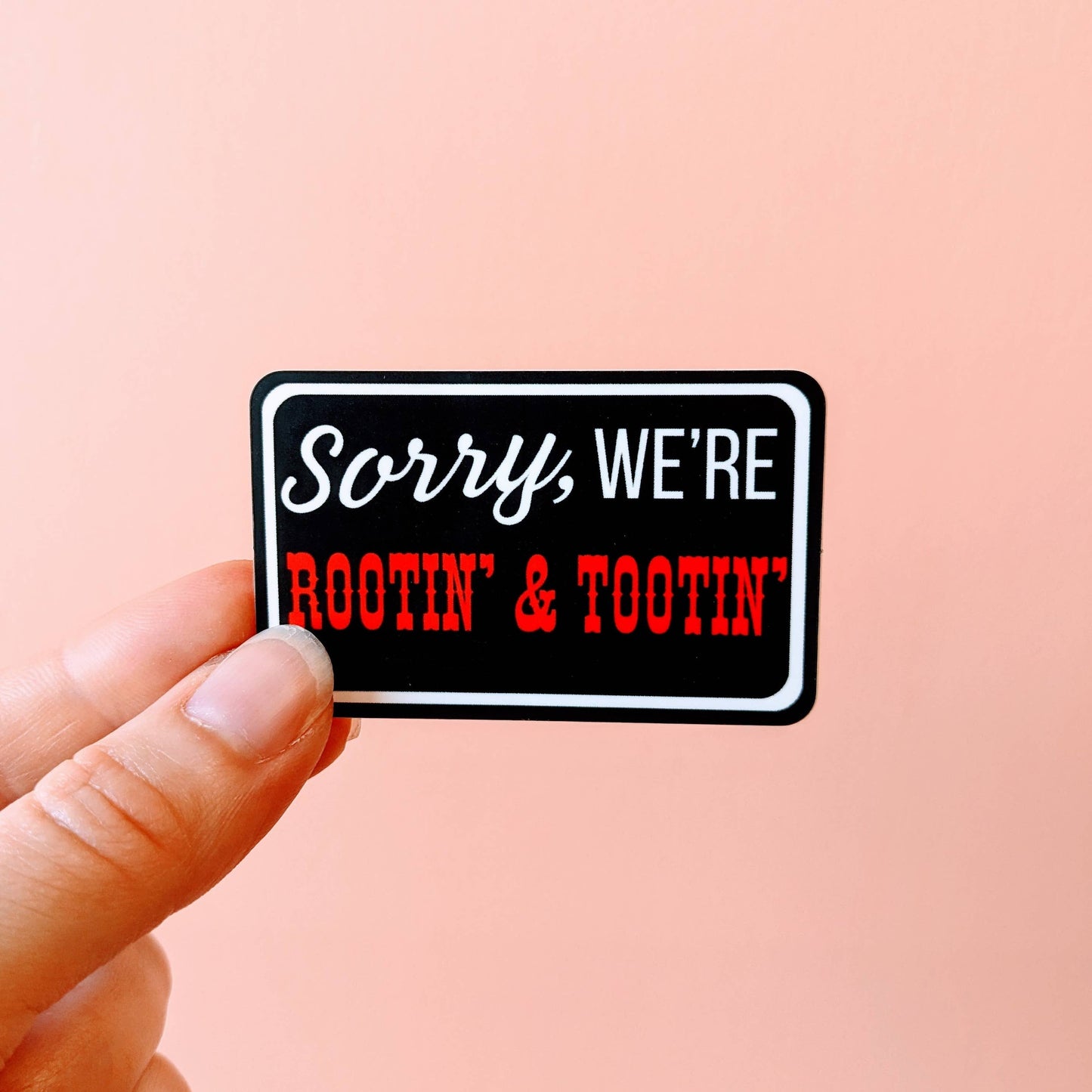 Ghost Poppy - Rootin' Sticker