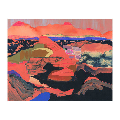 Emily Kepulis Studio - "From above, your pinky is a mountain" Art Print 
