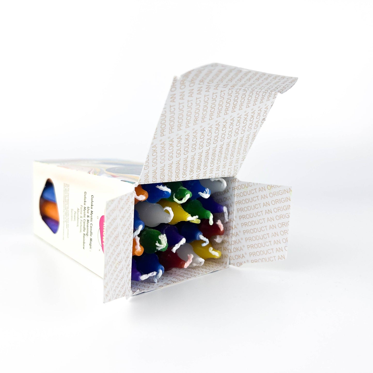 GREENROOTS USA LLC - Goloka Rainbow (Assorted Color) Mini Ritual Candle (Pack Of