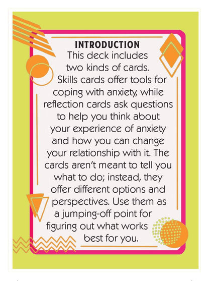 Anxiety Coping Skills Deck