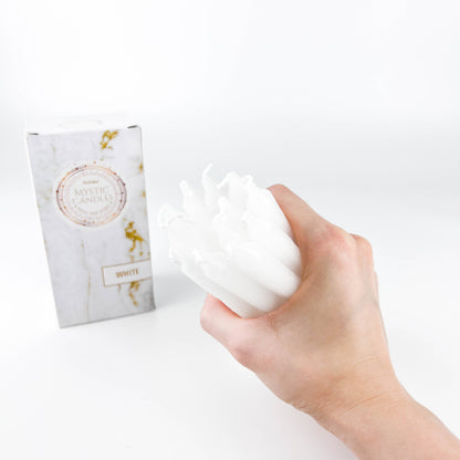 GREENROOTS USA LLC - Goloka White Mini Ritual Candle (Pack Of 20) - 0.5"X5"