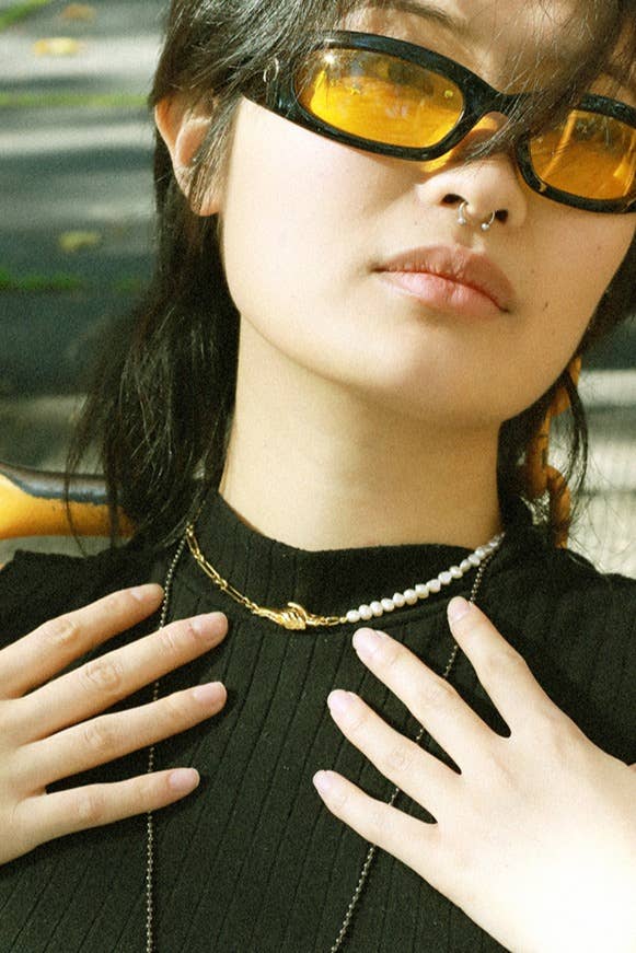 The Park After Dark - Clutching Pearls Necklace