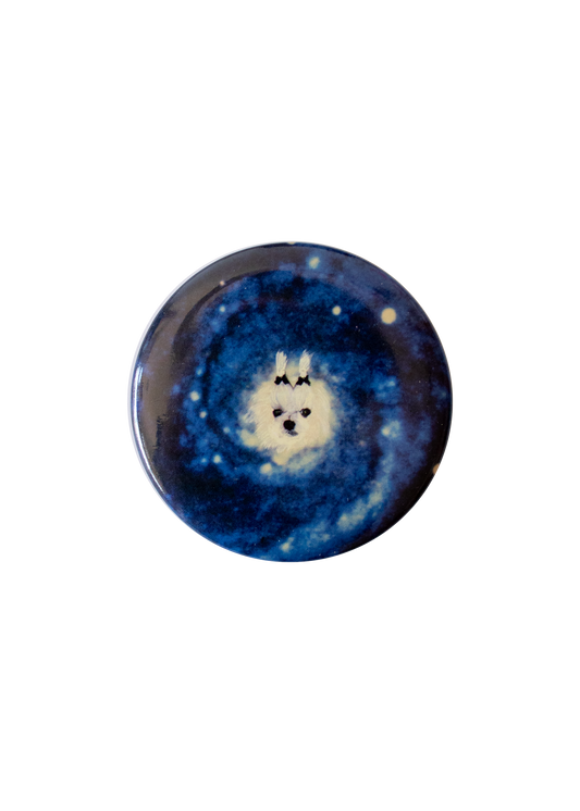 gentle thrills - Black hole pinback button