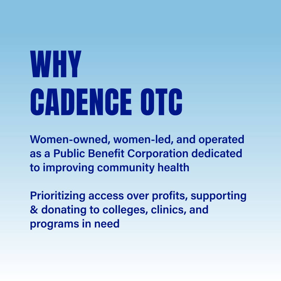 Cadence OTC - Morning After Pill® - Emergency Contraceptive