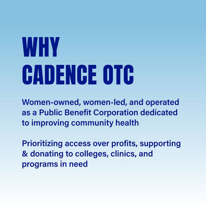 Cadence OTC - Morning After Pill® - Emergency Contraceptive