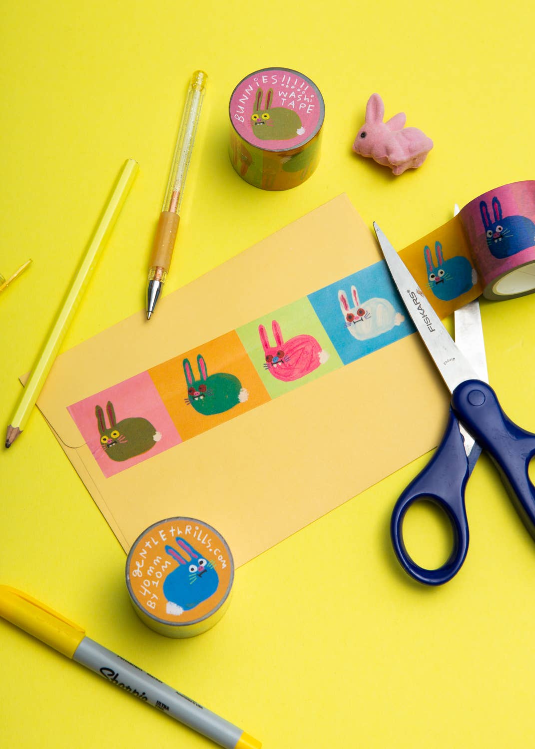 gentle thrills - Bunnies washi tape