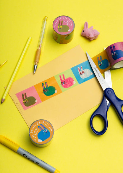 gentle thrills - Bunnies washi tape