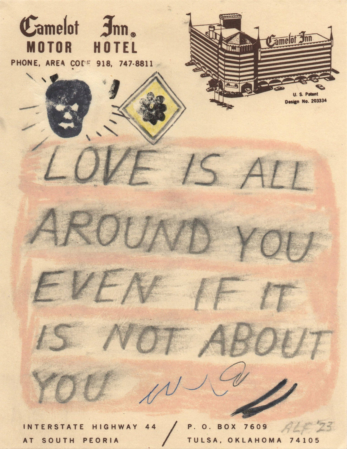 Lordcowboy - Love Is All Around You - Art Print by Lordcowboy