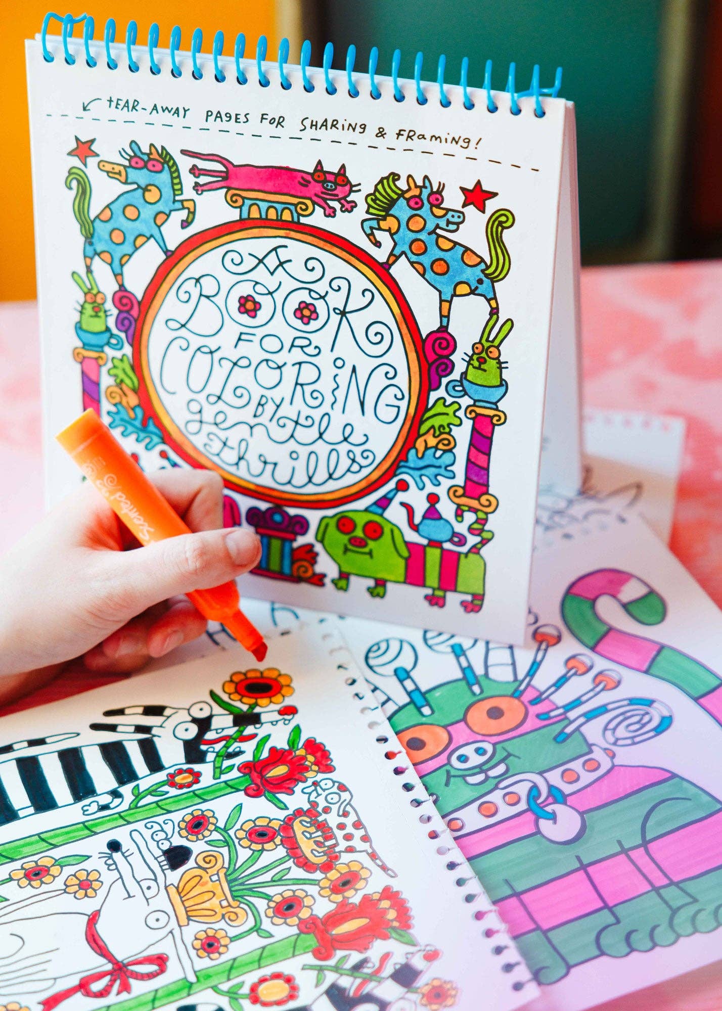gentle thrills - Coloring book