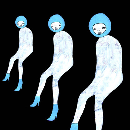 Space Modern Art Print Unique Gift Wall Decor Figure Design