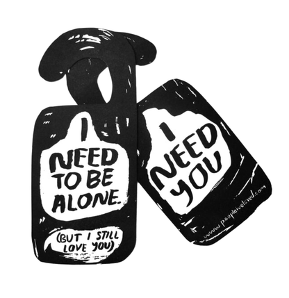 Alone Time Door Hanger - Case Pack of 6
