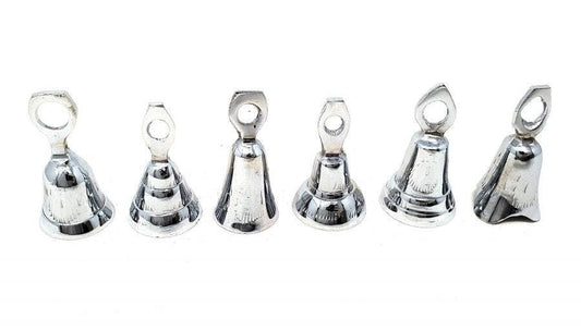 GREENROOTS USA LLC - 2-2.5" Chrome Plated Brass Bell (Set Of 6)