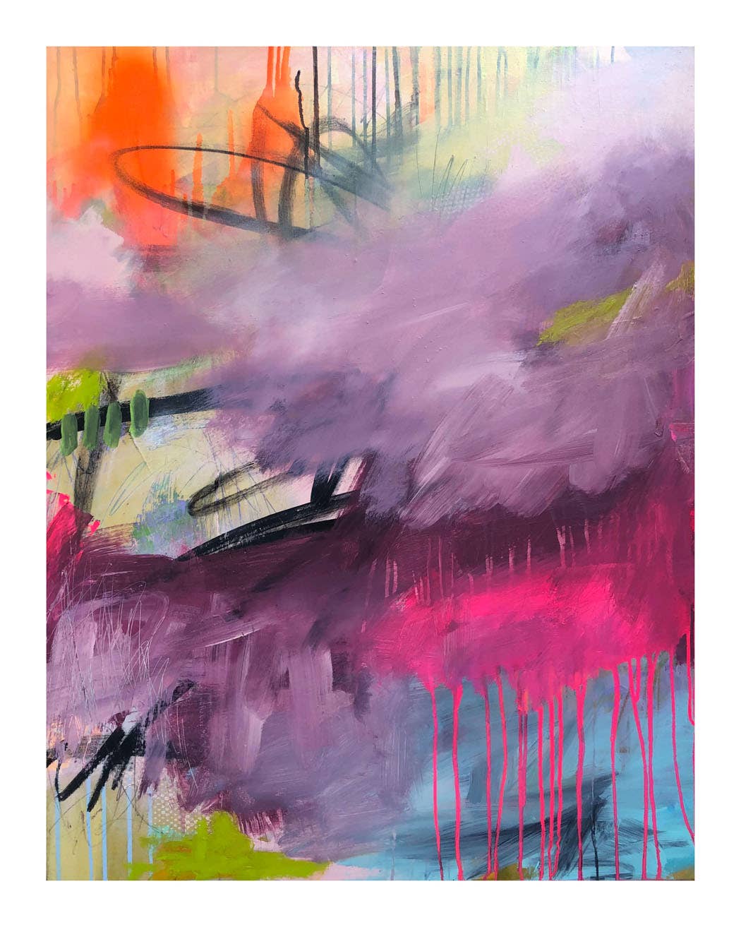 Buried Treasure Abstract Art Print