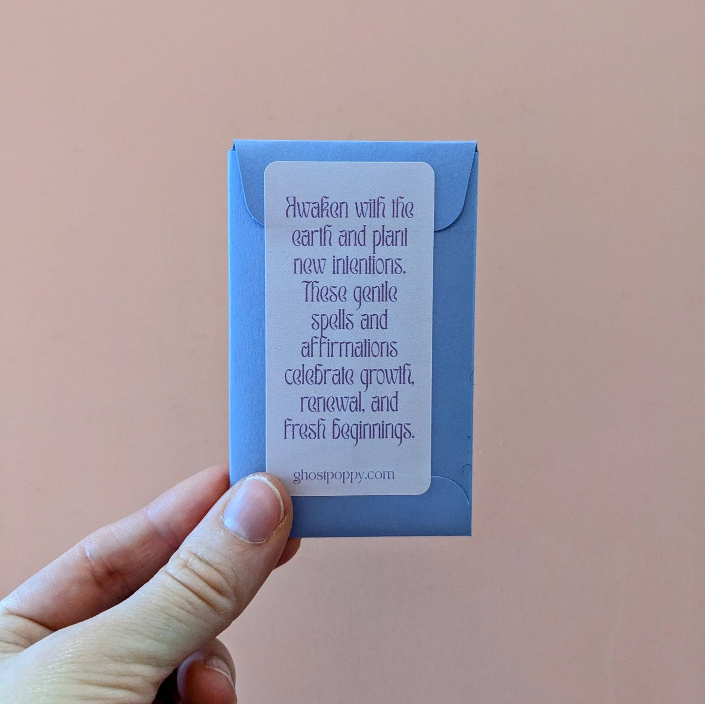 Ghost Poppy - Spring Spell Cards