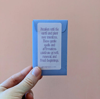 Ghost Poppy - Spring Spell Cards