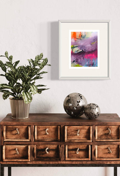 Buried Treasure Abstract Art Print