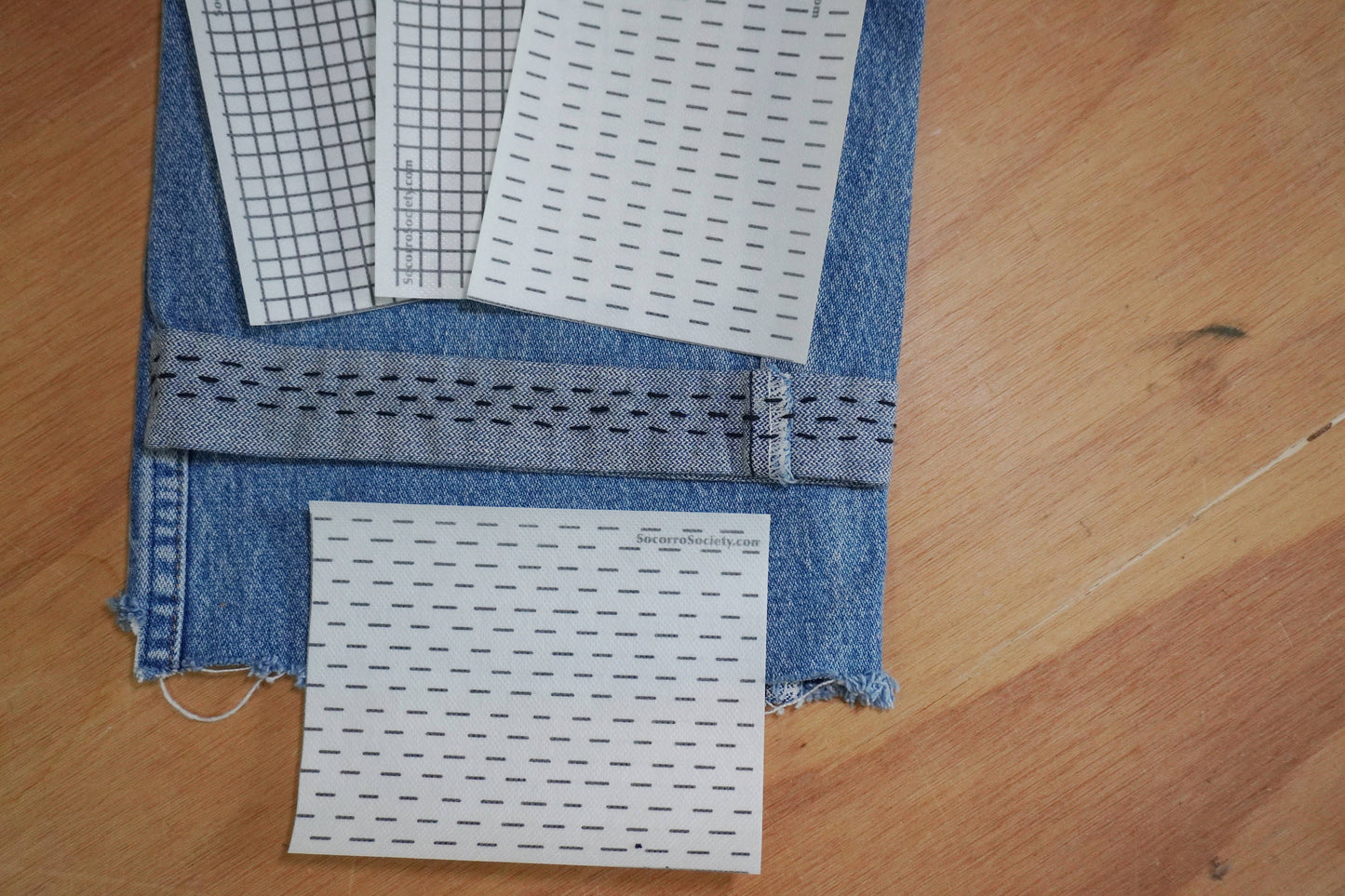 Visible Mending Stick and Stitch Patterns- Starter Pack