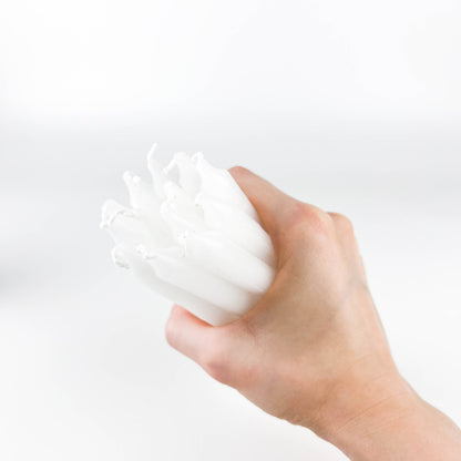 GREENROOTS USA LLC - Goloka White Mini Ritual Candle (Pack Of 20) - 0.5"X5"