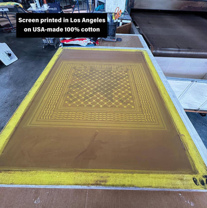 100% Cotton Kuffiyah Bandana Palestinian Kuffiyeh design