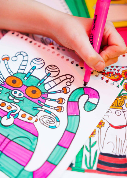 gentle thrills - Coloring book