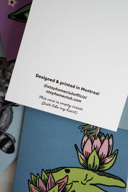 Thinking of You (Raccoon) Card