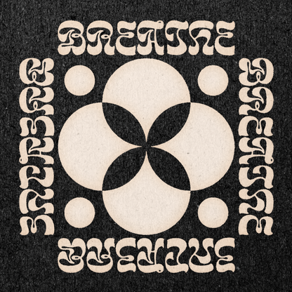 'Breathe' Print (Black)