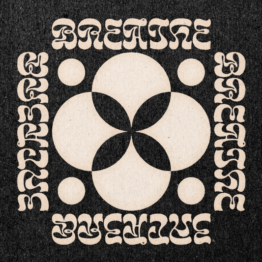 'Breathe' Print (Black)