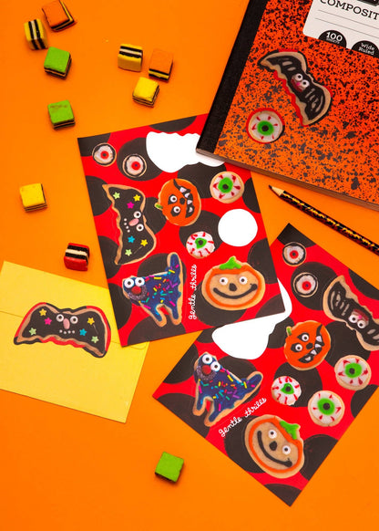 gentle thrills - Halloween cookies sticker sheet