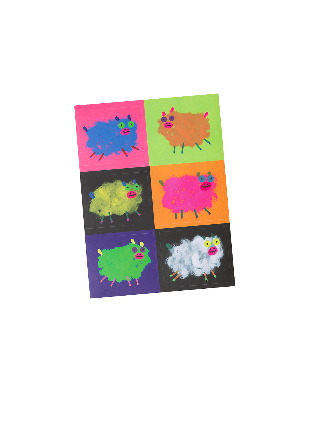 gentle thrills - Silly lambs sticker sheet