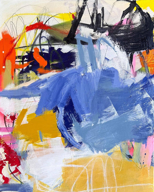 Blue Crab Special Abstract Art Print