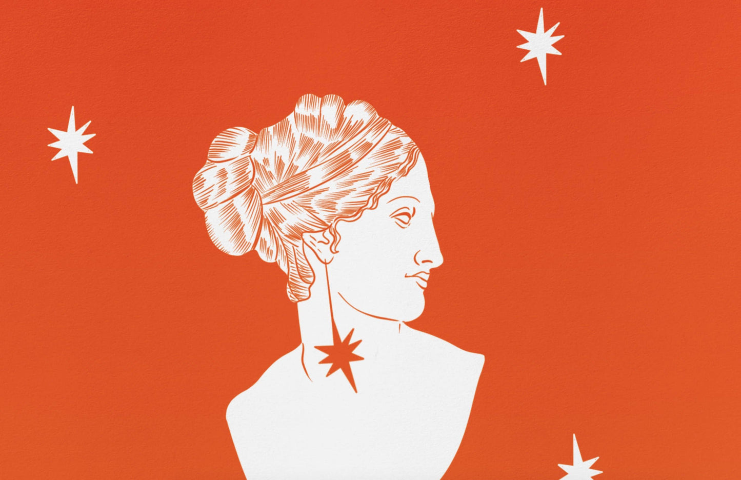 Marble Bust Art Print