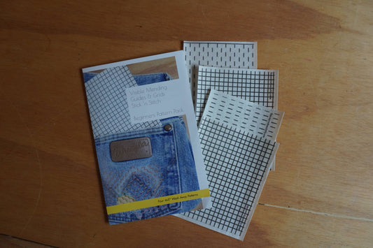 Visible Mending Stick and Stitch Patterns- Starter Pack