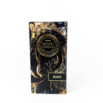 GREENROOTS USA LLC - Goloka Black Mini Ritual Candle (Pack Of 20) - 0.5"X5"