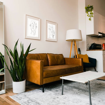 Black and White Illustration Abstract Unique Art Print